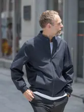 JSSD HOMME 春季用 ハーリンジャケット【ビジネス・通勤・メンズ・スタンドカラー】