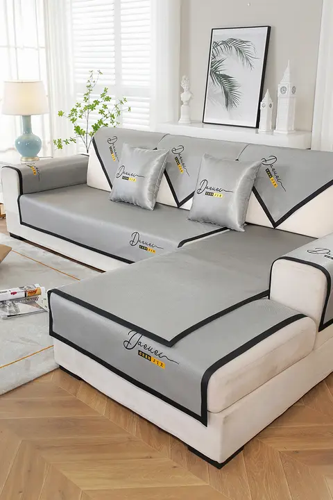 アイスシルク製ソファクッション【夏用・滑り止め・全包カバー】