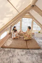 Urbanwave エアマットレス 自動膨張 アウトドア キャンプ 家庭用 床寝 防湿 「Urbanwave」