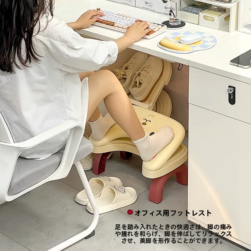 オフィス用足踏みストレッチボード：下肢ストレッチに最適な斜め踏み板の使い方と性能