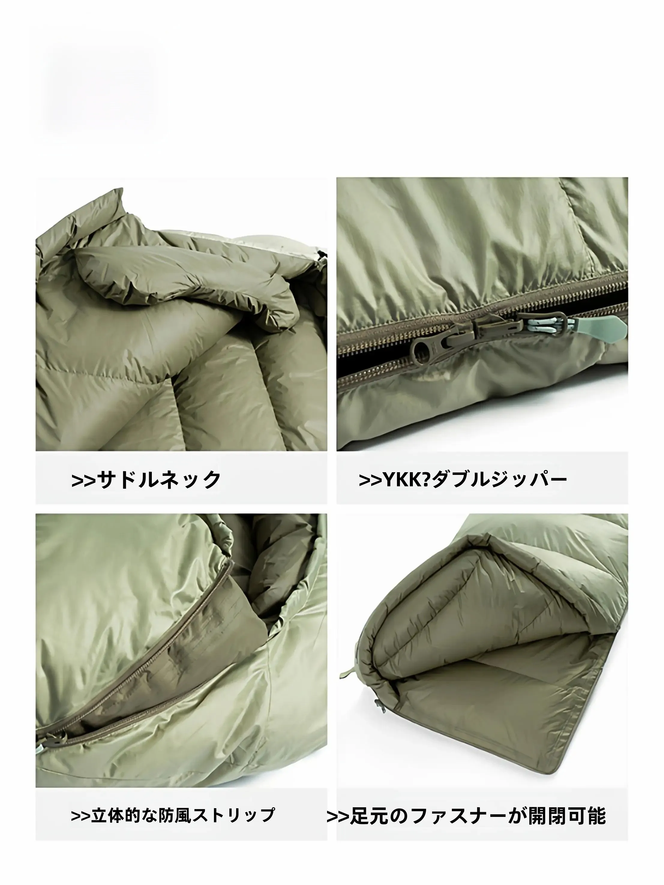 キャンプ道具を節約調達｜実際に使ってみた結果 - 大人用ダウン封筒型寝袋の低温対応技術