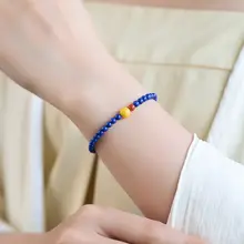 美しい青金石のブレスレット【クラインブルー・天然石使用】