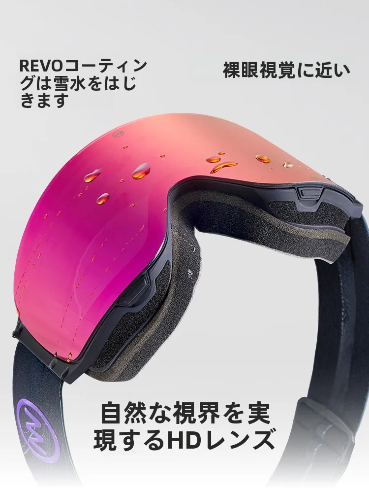 スキー用ゴーグル N&N 防曇リフト付きハイビジョンモデルの機能と実用性