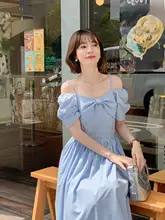 水彩柄 サマーウエストリボンキャミソールドレス【フランス風・フリル付き】