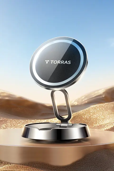 TORRAS 車載用スマホホルダー【マグネット式・高級サポート】
