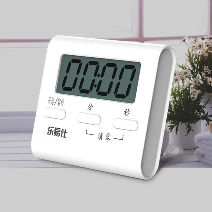 キッチン用電子タイマー【LED大画面・学生試験用・カウントダウン機能】