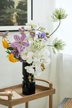 高級感あふれるフランス風アートフラワー装飾【リアルな造花・手持ち花束・インテリア用】