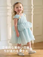 ワンピース キッズ ガールズ ノースリーブ 薄手 夏 ドレス