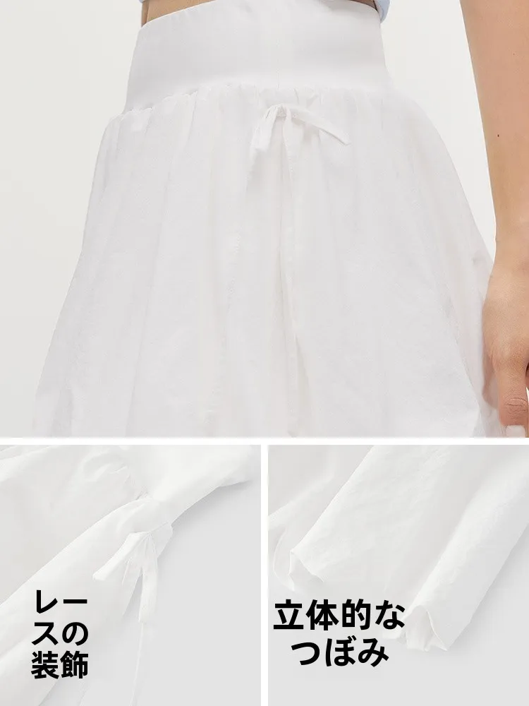 夏にぴったりなひざ上丈スカート：リボンデザインとUVカット機能が人気な理由