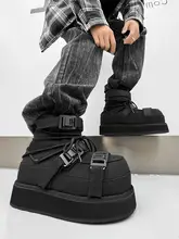 マーチンブーツ メンズ 厚底 キャンバス ヴィンテージ 上品 カジュアル ストリート