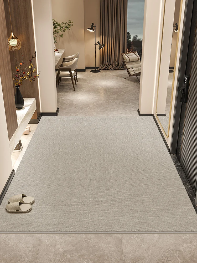 玄関マット 緑 おしゃれ 家庭用 高級感と汚れに強い実用性