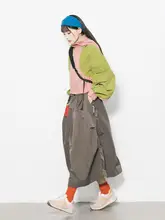 女性用 アウトドア機能性ロングスカート【ゆったりシルエット・ハイキング・キャンプ・防晒設計】