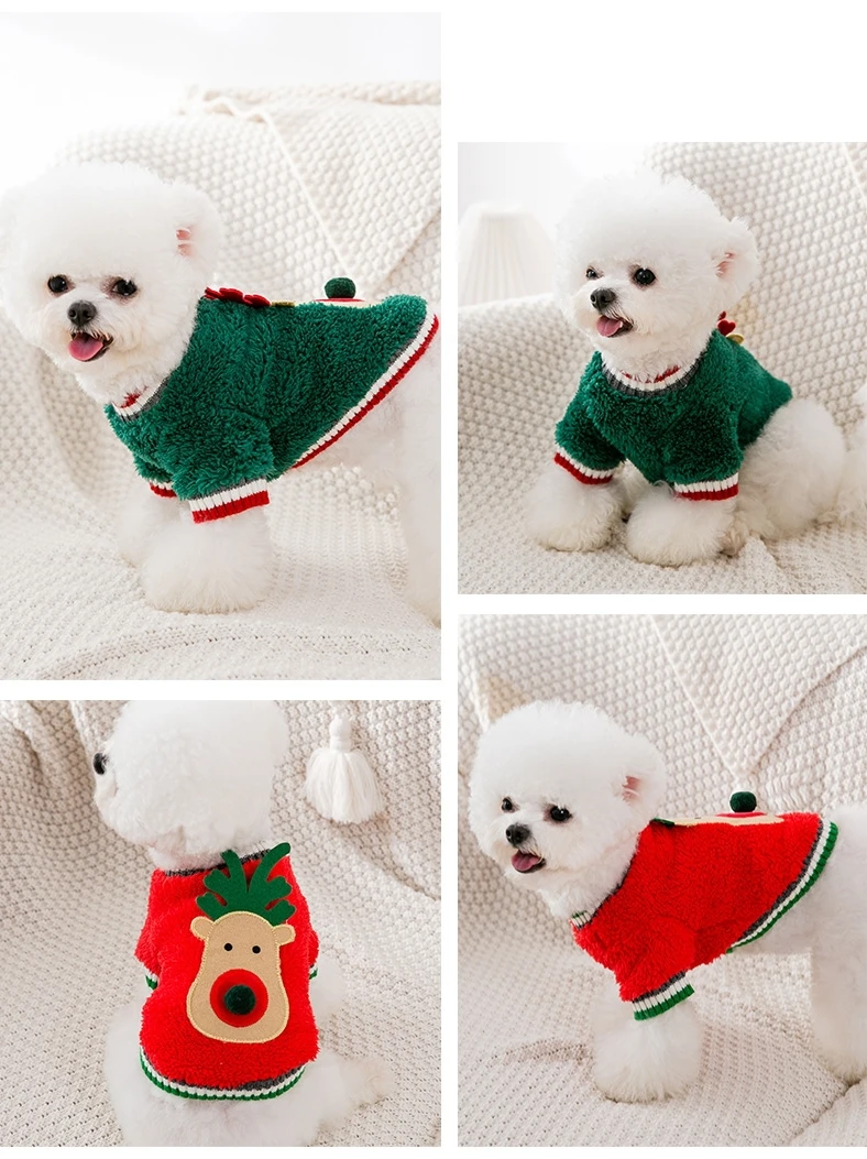 犬のクリスマスプレゼントに何をあげたらいいか？ふわふわの冬用ペットウェアがおすすめの理由