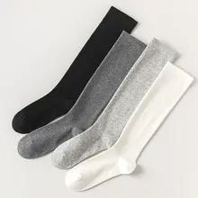 シンプルなデザインの膝下圧力ソックス【女性用・黒・夏用・むくみ防止】
