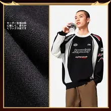 LINING ニット プルオーバー ユニセックス LoL LPL コラボ 編み地 オーバーサイズ フードなし ルーズ カジュアル 秋冬