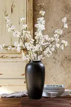 リアルな桃の花の造花【リビング・ダイニングテーブル用・プラスチック製・インテリア装飾】