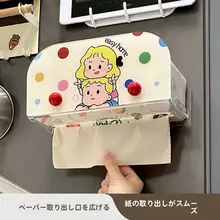可愛いマグネット付きティッシュボックス【冷蔵庫側面用・キッチン用・カートンデザイン】