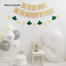バースデーデコ バルーンセット バックドロップ インスタ映え キッズ ボーイズ ガールズ 1歳 誕生日 パーティー 背景飾り
