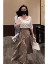 女性用夏季コーディネート【シンプルなデザイン・エレガント・二部構成】（セットアップ対応）