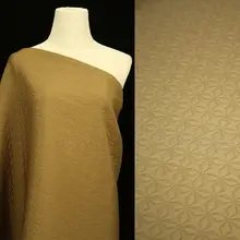 クローバーチェック ポリエステル生地【三層キルティング・デザイナーファブリック・コート・DIY対応】
