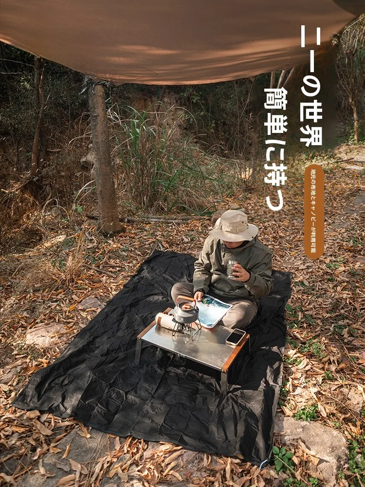 超軽量ポケットテントマット：防水性と収納性を重視したキャンプ用シートの実用性解析
