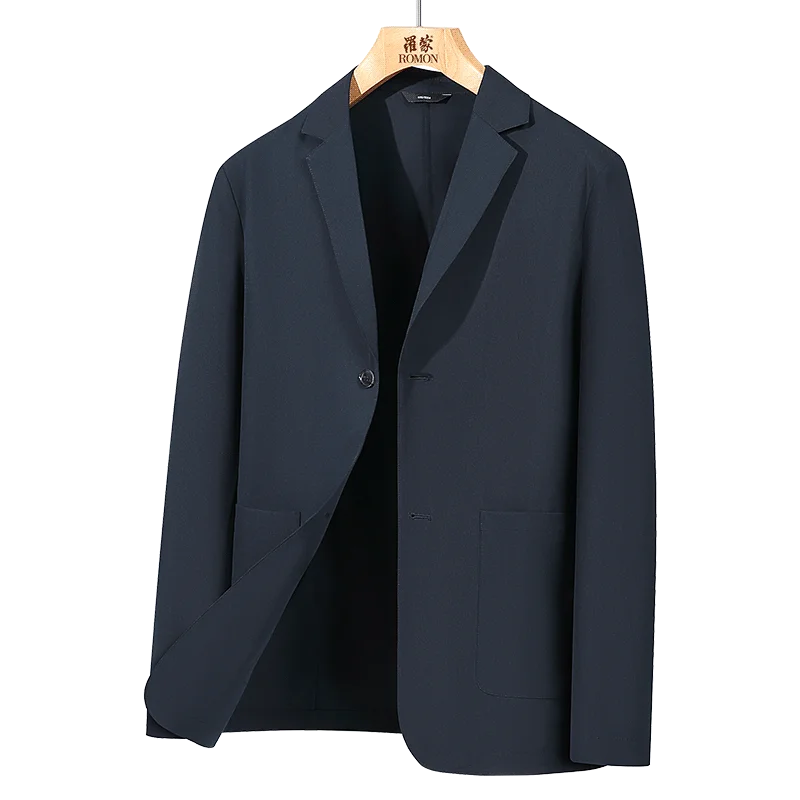 ひんやり感と防晒効果！ストレッチアイスシルクビジネスジャケット【秋季用・UPF50+】（セットアップ対応）