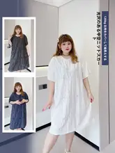 極上の柔らかさ！透かしデザインのニットワンピース【夏用・大きいサイズ・小柄対応】