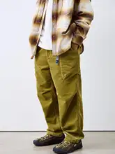 大容量ポケット付き厚手コーデュロイロングパンツ【ワイドフィット・カジュアル・ユニセックス】