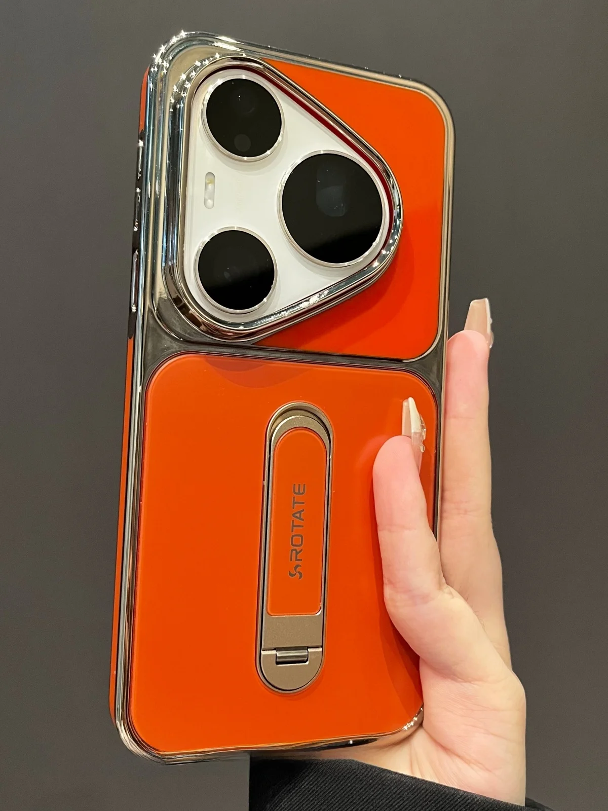 華為Pura70 Pro用 スマートフォンケース：360度回転スタンド機能と耐衝撃設計の実用性解析