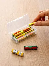家庭用電池収納ボックス【小型・携帯便利・プラスチック製・防湿】
