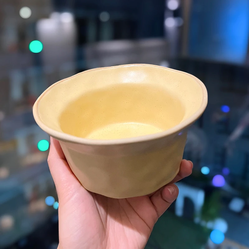 和風デザインの粗陶器サラダボウル：高級感と美しい質感を実現する家庭用沙拉碗