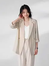 夏用リネンアウター【薄手・ゆったり・カジュアル・UVカット】