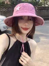 フィッシャーマンハット 女性 夏季 アウトドア ハイキング 日除け UVカット キャンプ