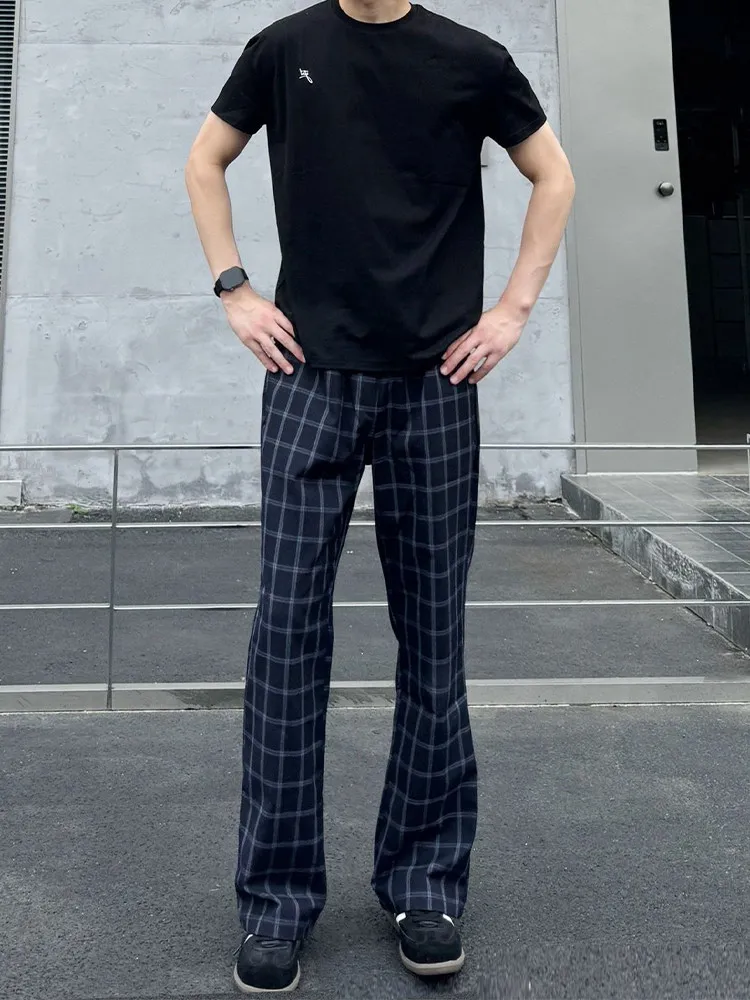 グレンチェックパンツ メンズ：Eypiaの美式風カジュアルパンツが提供する機能性と着心地のバランス