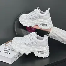 小柄向け 厚底ダディシューズ【通気性メッシュ・夏用・アウトドアスポーツ】