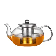 耐熱ガラス製 ステンレスフィルター付き茶器セット【家庭用・強化ガラス・防爆設計】
