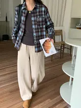 フィットのヴィンテージチェックシャツ【カジュアルスタイル・重ね着対応】