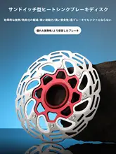 超軽量の三明治タイプディスクブレーキパッド【六釘・折りたたみ自転車用】