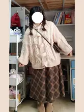 チェック柄ウール半身スカート【秋用・ハイウエスト・Aライン・ミディ丈】