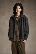 新中式デザインの斜襟西装ジャケット【翻領・ゆったりシルエット】