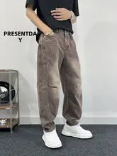 春秋用デニムパンツ【フィット・ストレート・ウォッシュ加工】