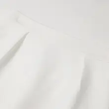 ウィメンズ 春季用 レトロデザインフリル付きAラインスカート【スタイリッシュ・タイトフィット】