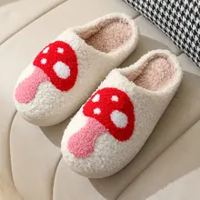 冬用ウィメンズルームスリッパ【保温・カラフルなファー・厚手ソール】（セットアップ対応）