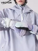 VECTOR スノーボード用厚手防風防水手袋【女性用・フルフィンガー・アウトドア】