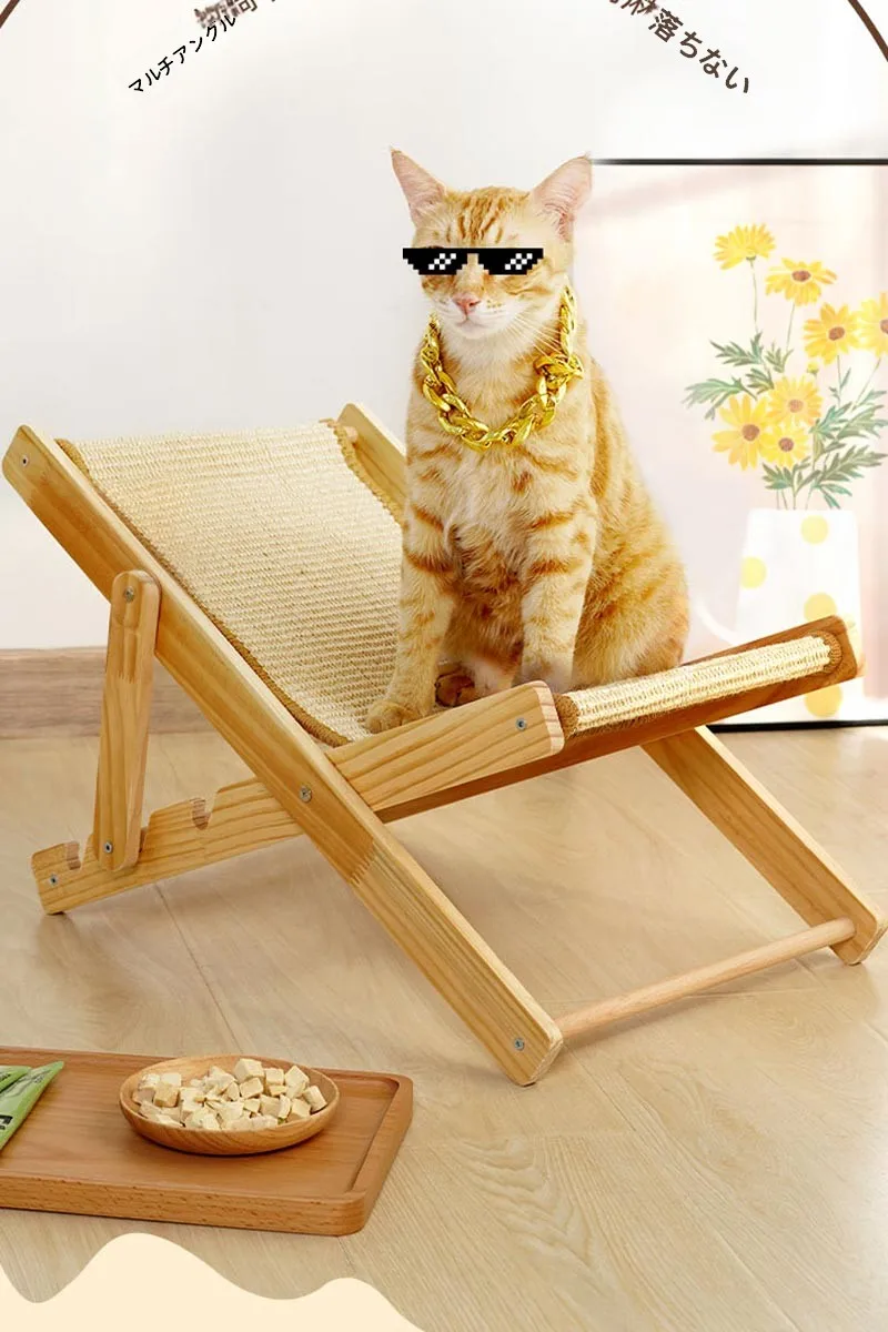 極上の柔らかさの猫用ハンモック【キャットソファ・爪とぎ・夏用】