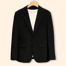 男性用カジュアルスーツジャケット【ビジネス向け・スリムフィット・結婚式・上着】