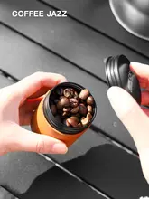 コーヒー豆密封容器【携帯可能・粉の保存・茶葉用】