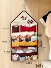 収納力抜群！掛けられる衣類収納ポケット【靴下・下着用・インテリアにも配慮】