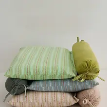 全棉のそばがら引き枕【成人用・首のサポート・取り外し可能】（セットアップ対応）