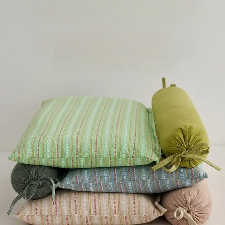 全棉のそばがら引き枕【成人用・首のサポート・取り外し可能】（セットアップ対応）